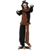 Animated Halloween clown decoration with glowing eyes