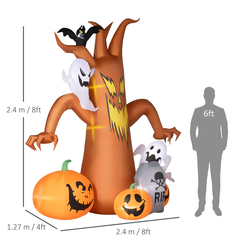 7.9ft Inflatable Halloween Tree with 7 LED Lights – image 3 of 9