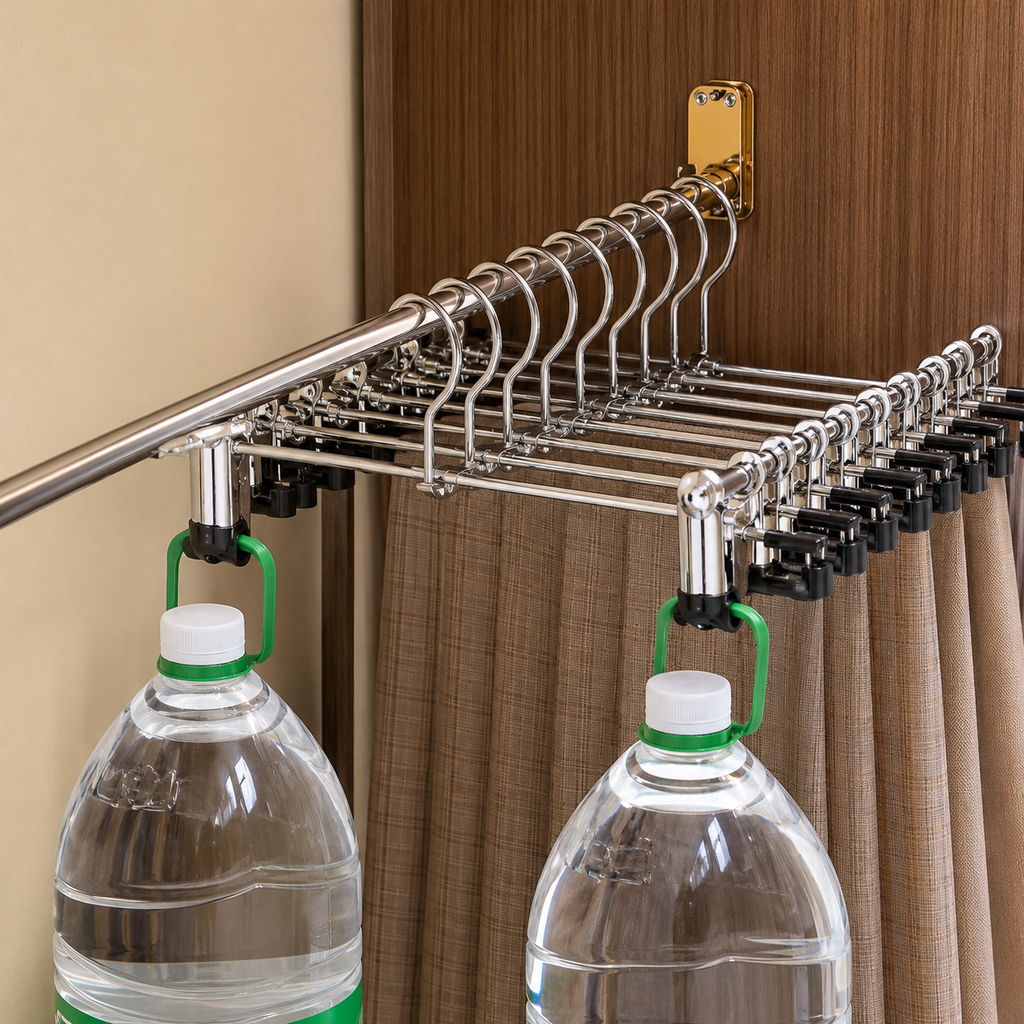 10pcs Non-slip Metal Clothes Hangers with Clips