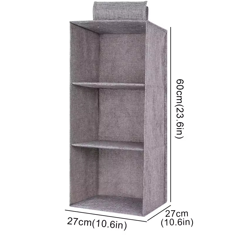 Hanging Storage Bag for Closet Organizer and Hangers