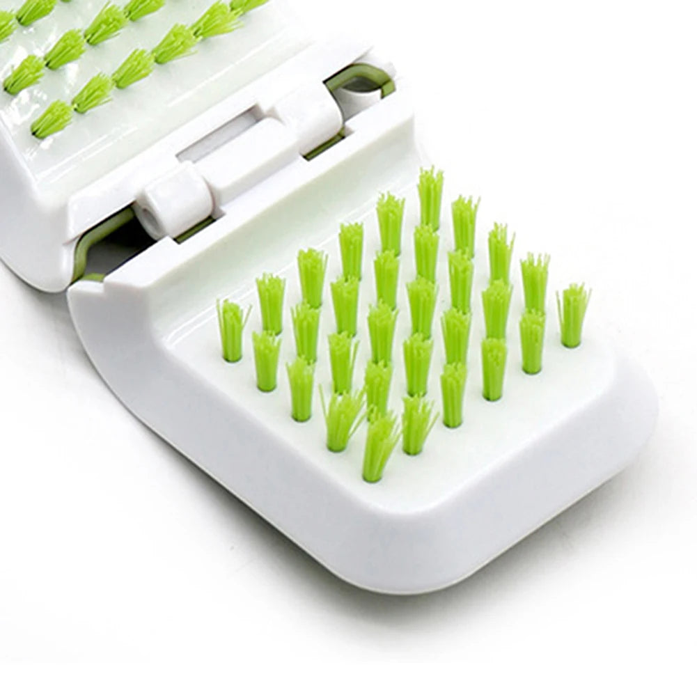Dual-Sided Kitchen Cleaning Brush for Cutlery & Dinnerware