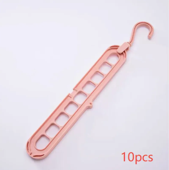 9-Hole Space-Saving Clothes Hanger Organizer