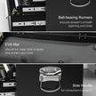 6-Drawer Lockable Steel Tool Chest with Carry Handle – Black – image 6 of 9