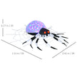 5ft Inflatable Hanging Spider with Colourful LED Lights – image 3 of 9
