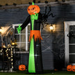 9ft Inflatable Pumpkin Ghost with LED Lights – image 2 of 9