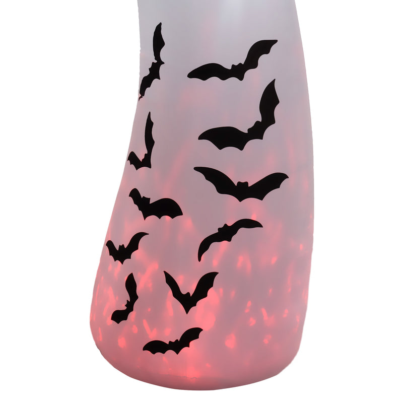 11.8ft Inflatable Ghost with LED & Flame Light – image 9 of 9