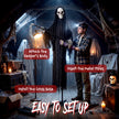 183cm Animated Grim Reaper with Scythe & Glowing Eyes – image 7 of 9