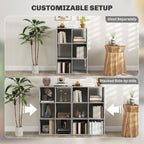 6-Cube Bookshelf - Light Grey