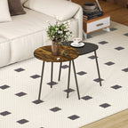 Nesting Side Table Set of 2 - Rustic Brown