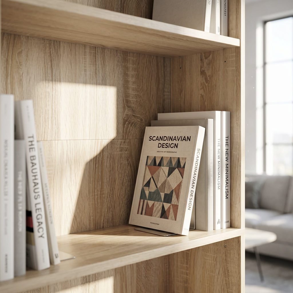 Six Shelf Bookcase - Oak