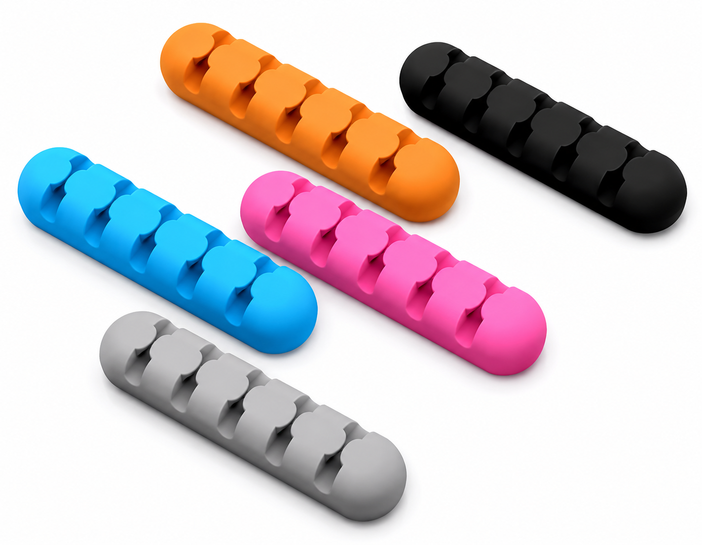 Cable Organizer Clips for Data Cords and Wires