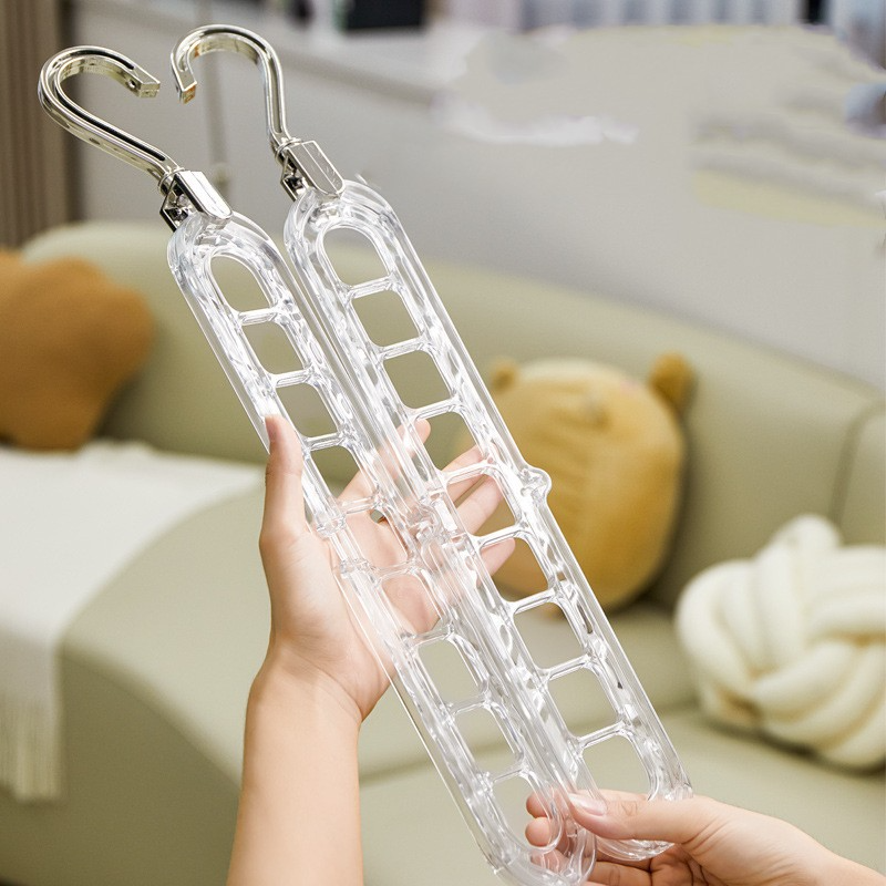 Transparent 9-Slot Multi Hanger
