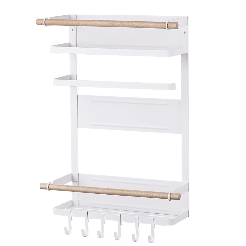 Multifunctional Kitchen Sidewall Hanger and Shelf