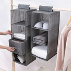 Hanging Storage Bag for Closet Organizer and Hangers