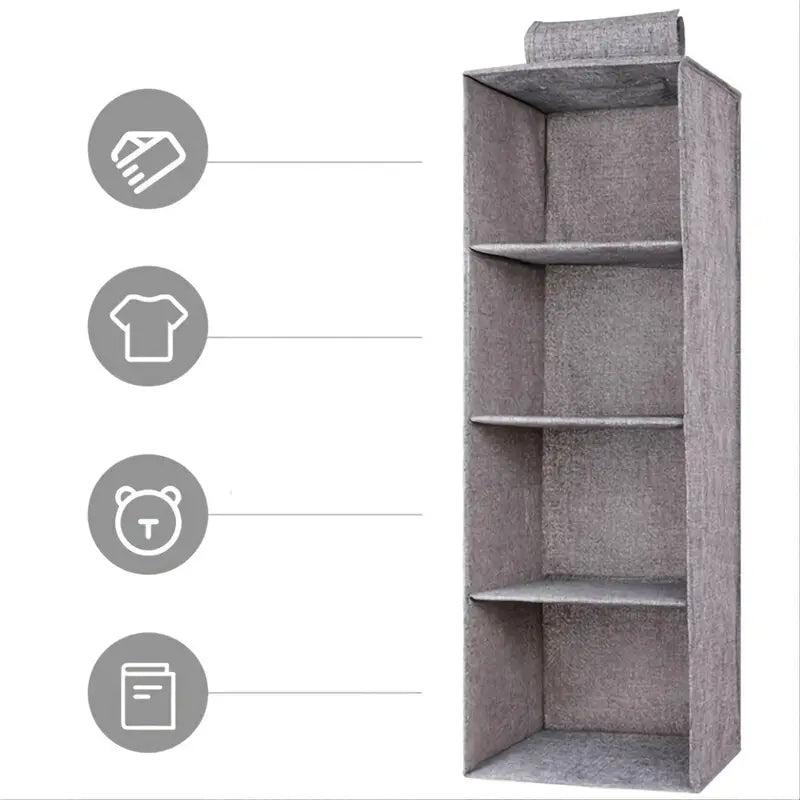 Hanging Storage Bag for Closet Organizer and Hangers