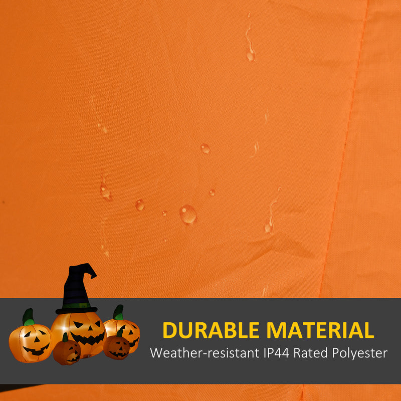 6ft Inflatable Pumpkin Family with LED Lights – image 6 of 9