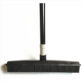 Rubber Pet Hair Broom — Adjustable Telescopic Handle