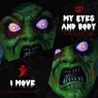 183cm Animated Witch with Glowing Eyes, Heart & Sound – image 5 of 9