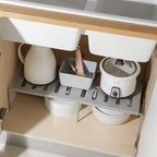 Adjustable Storage Rack for Kitchen Organization