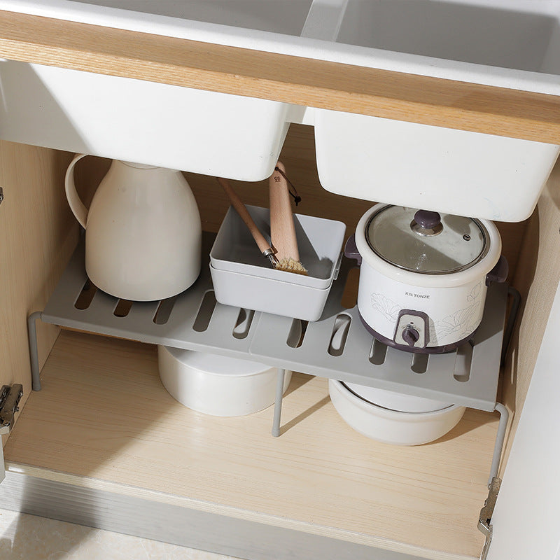 Adjustable Storage Rack for Kitchen Organization