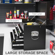 6-Drawer Lockable Steel Tool Chest with Carry Handle – Black – image 4 of 9