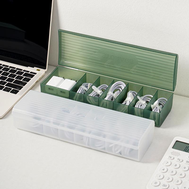 Transparent Cable Organiser for Office and Dorm Use