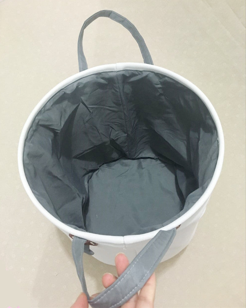 Thick Double-Layer Storage Bucket - Round Laundry Basket