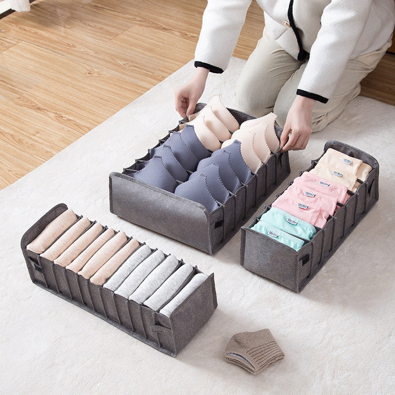 Underwear Storage Box with Dividers