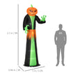 9ft Inflatable Pumpkin Ghost with LED Lights – image 3 of 9