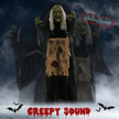 160cm Animated Hunchback Witch with Glowing Eyes & Sound – image 4 of 9
