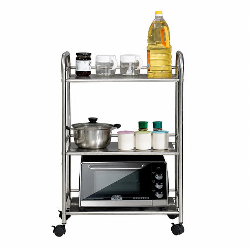 3-Tier Rolling Utility Cart for Kitchen, office & Salon