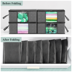 Large Capacity Clothing Storage Bags with Transparent Window