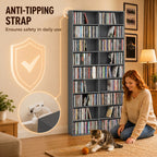 640 CD Storage Tower - Grey