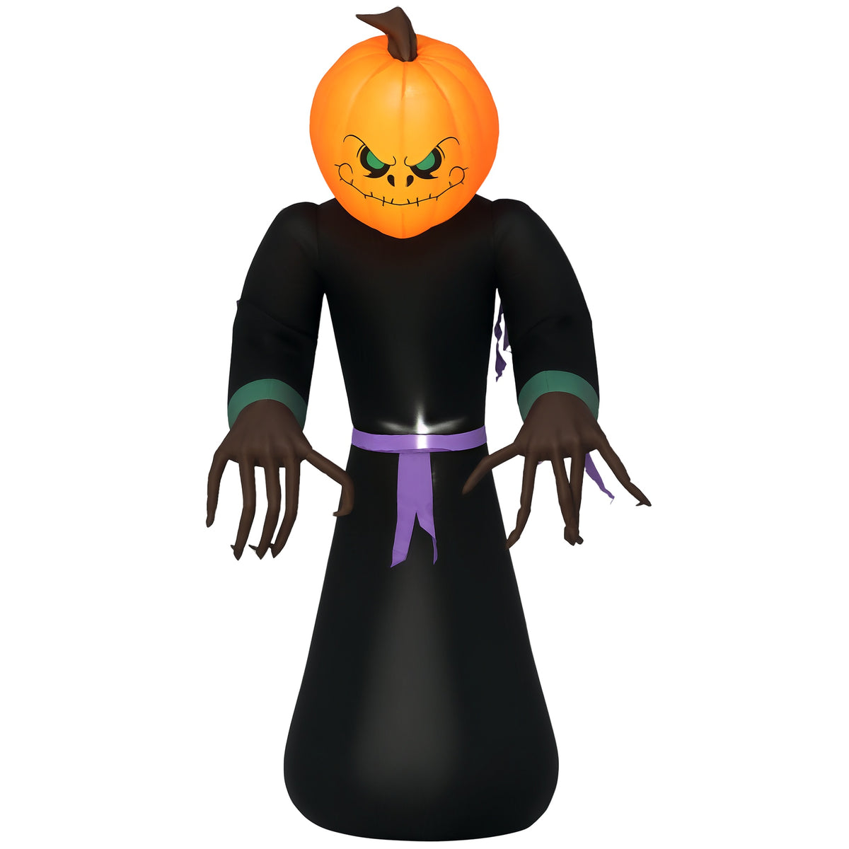 2.1m Inflatable Pumpkin Reaper with LED Lights – image 1 of 9