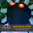 5ft Inflatable Hanging Spider with Colourful LED Lights – image 4 of 9