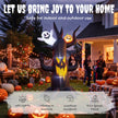 8.2ft Inflatable Spooky Tree with Ghost & Pumpkin – image 4 of 9