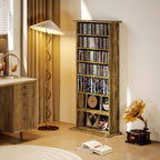 360 CD Storage Unit - Rustic Brown