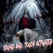 180cm Animated Witch with Floating Ghost, Light & Sound – image 5 of 9