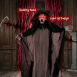 170cm Animated Werewolf with Sickle, Glowing Eyes & Sound – image 6 of 9