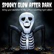 Inflatable Crawling Skeleton with LED Lights – image 4 of 9