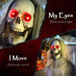 183cm Animated Grim Reaper with Glowing Eyes & Sound – image 4 of 9