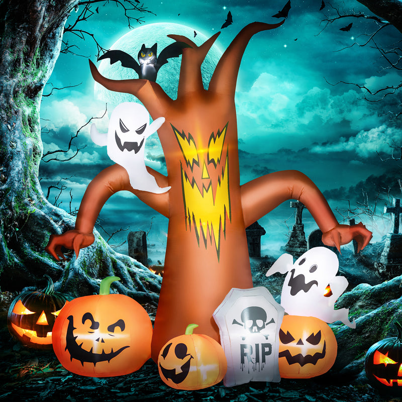 7.9ft Inflatable Halloween Tree with 7 LED Lights – image 2 of 9