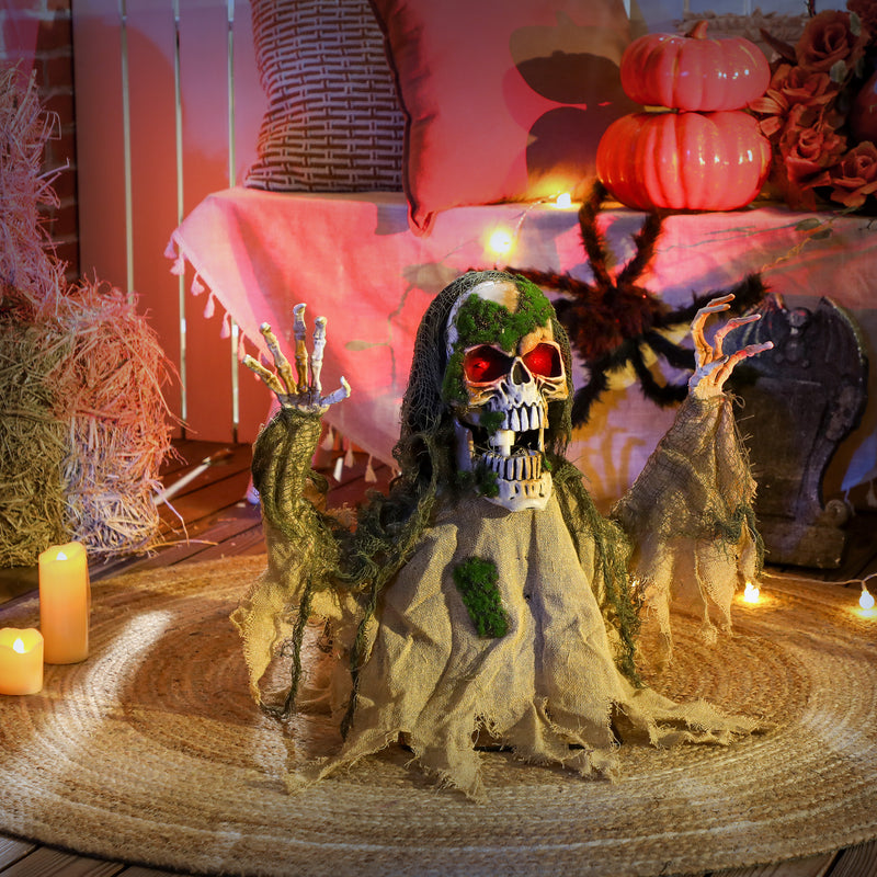 Animated Half-Body Skeleton with Glowing Eyes & Sound – image 8 of 9