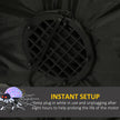5ft Inflatable Hanging Spider with Colourful LED Lights – image 6 of 9