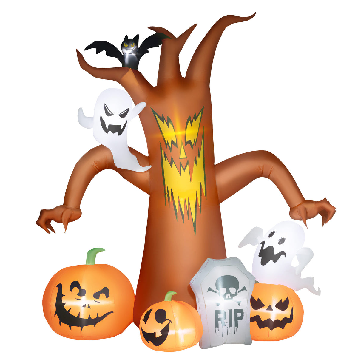7.9ft Inflatable Halloween Tree with 7 LED Lights – image 1 of 9