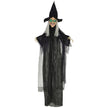 183cm Hanging Witch with Colourful Glowing Eyes & Sound – image 1 of 9