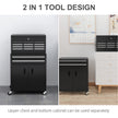 6-Drawer Rolling Tool Chest & Cabinet with Pegboard – Black – image 4 of 9