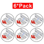 Magnetic Cabinet Catches Ultra Thin Door Strong Magnets Stopper Invisible Adhesive Drawer Magnet Lock for Kitchen Closet Closer