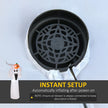1.8m Inflatable Floating Ghost & Pumpkin with LED Lights – image 6 of 9