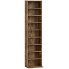 260 Narrow CD Storage Unit - Rustic Brown